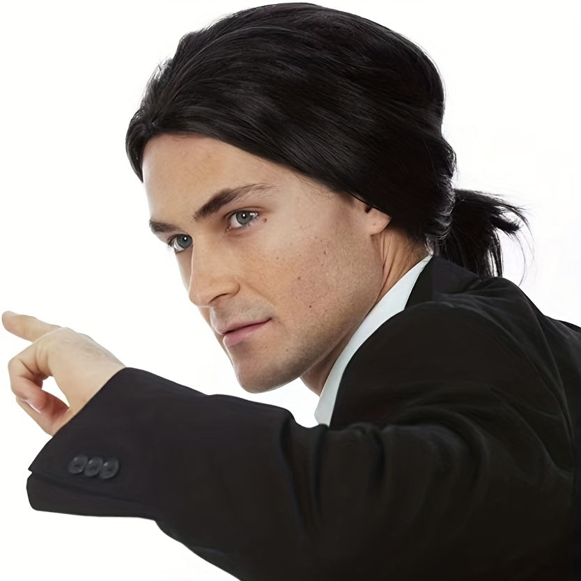 Natural Short Hair Synthetic Wigs for Men and Women