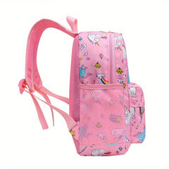 Kids Cartoon Backpack Large Capacity Lightweight Travel School Bag