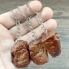 Food Keychain Pendant Decoration for Car Keys Backpacks Wallet
