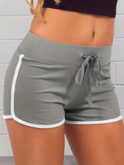 Y2K Sports Elastic Drawstring Shorts