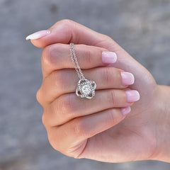 Girls Zircon Rhinestone Pendant Necklace Decorative Accessories Birthday Gift