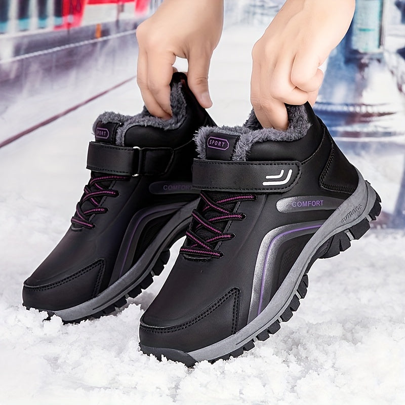 Women's Waterproof Hiking Shoes Winter Warm Non-slip