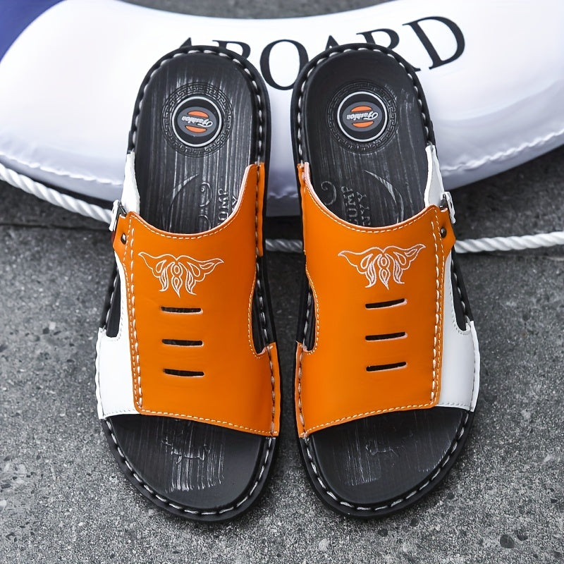 Men's Lightweight Outdoor Slides Non Slip Slippers