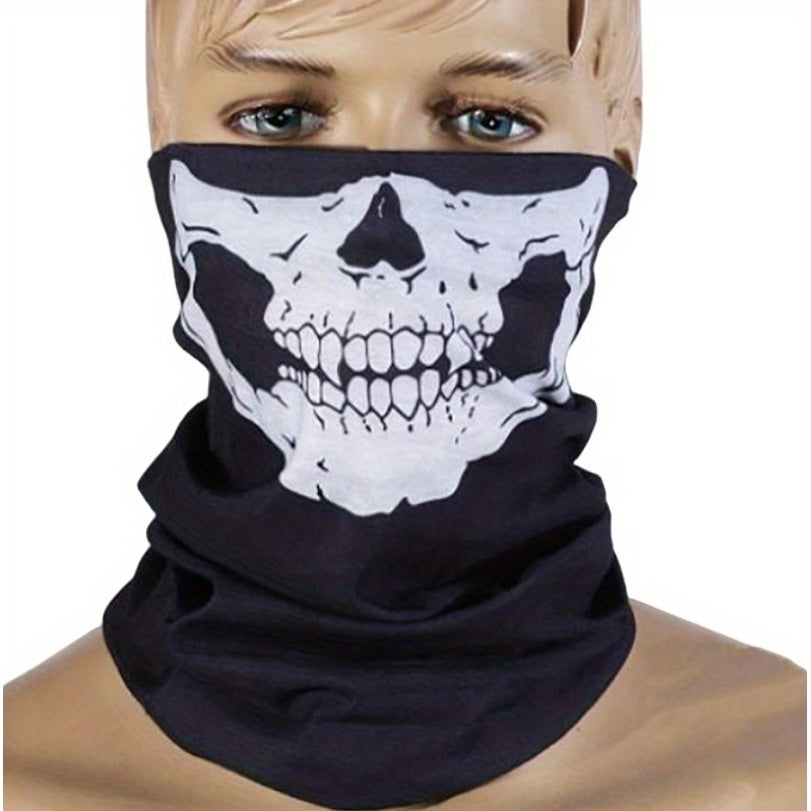 Seamless Multifunctional Magic Bandana Hundred Change Mask Warm Scarf Halloween