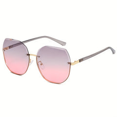 Ombre Rimless Sunglasses UV400 Sun Shades