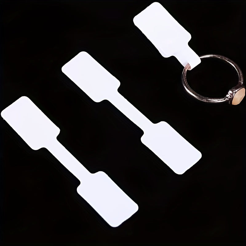 50pcs Self-adhesive Ring Tag for Jewelry Hanging Label