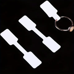 50pcs Self-adhesive Ring Tag for Jewelry Hanging Label