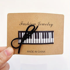 Artistic Piano Hair Clip Unique Hair Accessories
