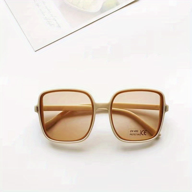 Men's Vintage Square Frame Sunglasses UV Protection