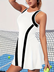 Quick Dry Active Dress with Contrast Binding