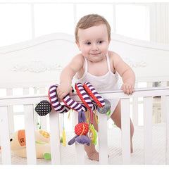 Fun Car Seat Toy Spiral Plush Activity Hanging Toy