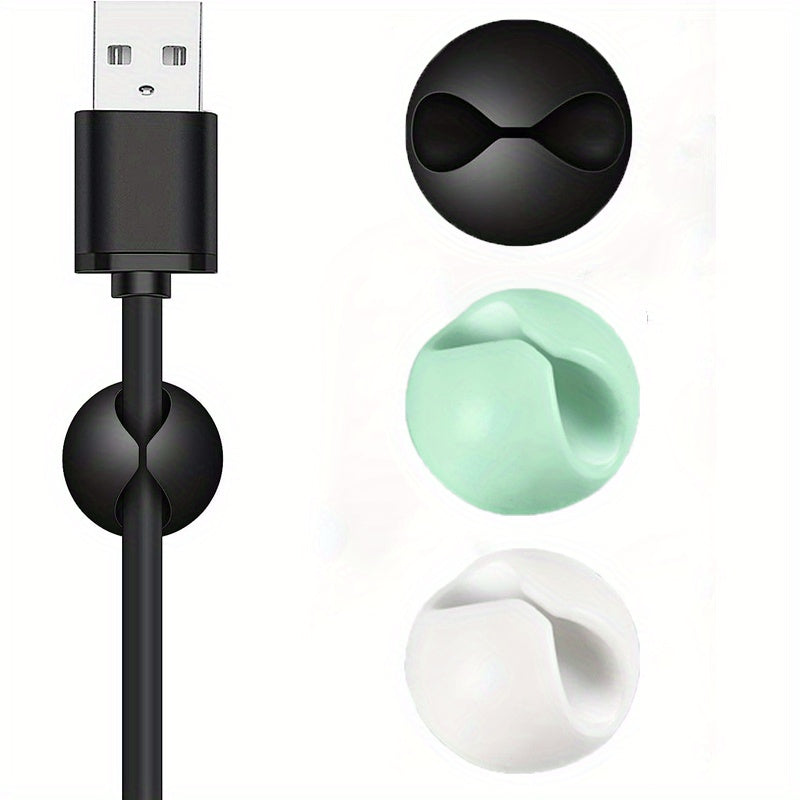 Adhesive Cable Clips - Organize Your Cables & Wires - Multiple Slot Options