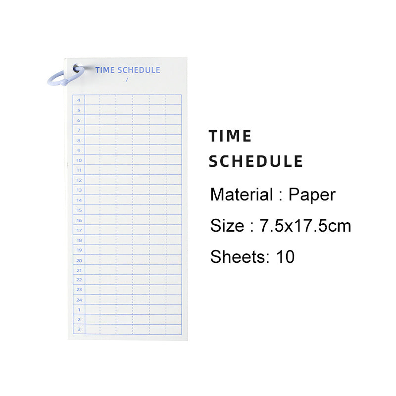 Daily Weekly Monthly To Do List Memo Pad 10 Sheets