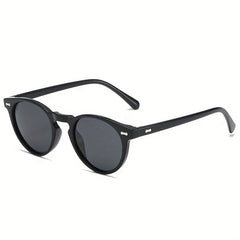 Vintage Round Frame Men's Sunglasses UV Protection