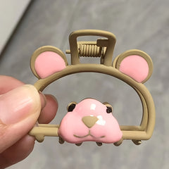Girls Cartoon Bear Cat Hair Clips Claw Clips Princess Accessories
