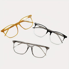 Men's Square Eyeglasses Frame Optical Glasses