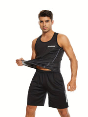 Men's Quick Dry Mesh Sleeveless Tank Top for Summer Gym Workout