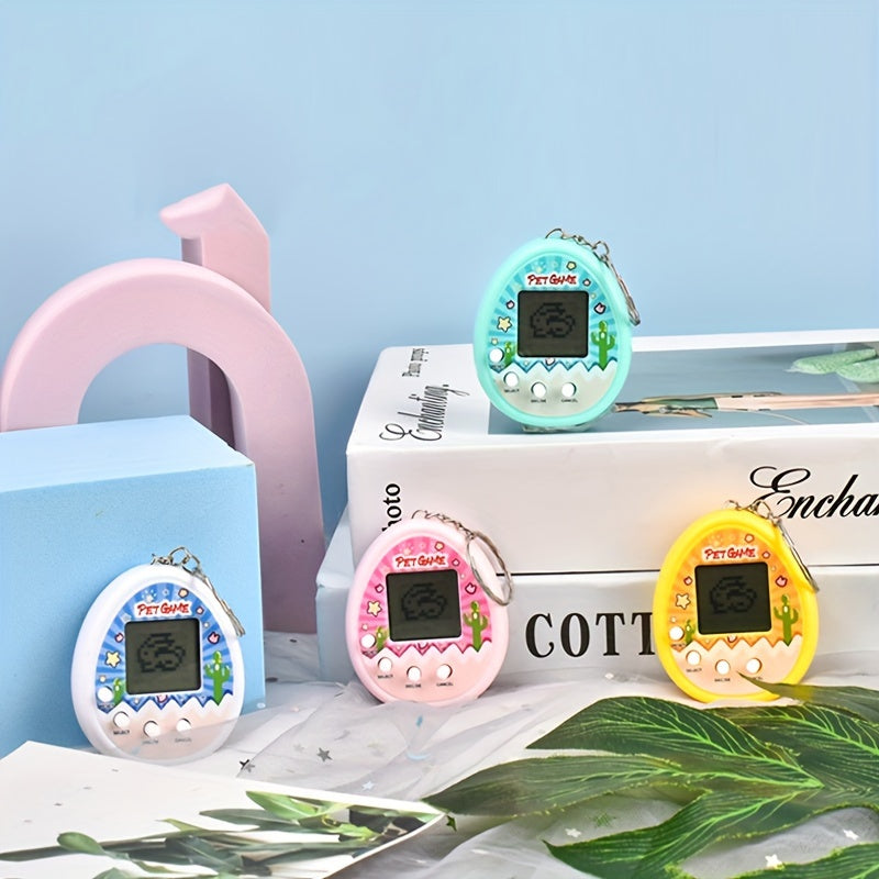 Electronic Pet Machine Handheld Game Pet Egg Virtual Rabbit Keychain