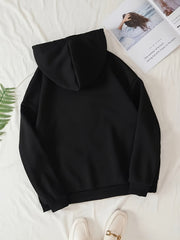 Graphic Print Crew Neck Pullover Sweatshirt Women's Clothing