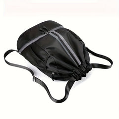 Dry Wet Separation Basketball Bag Drawstring Fitness Backpack