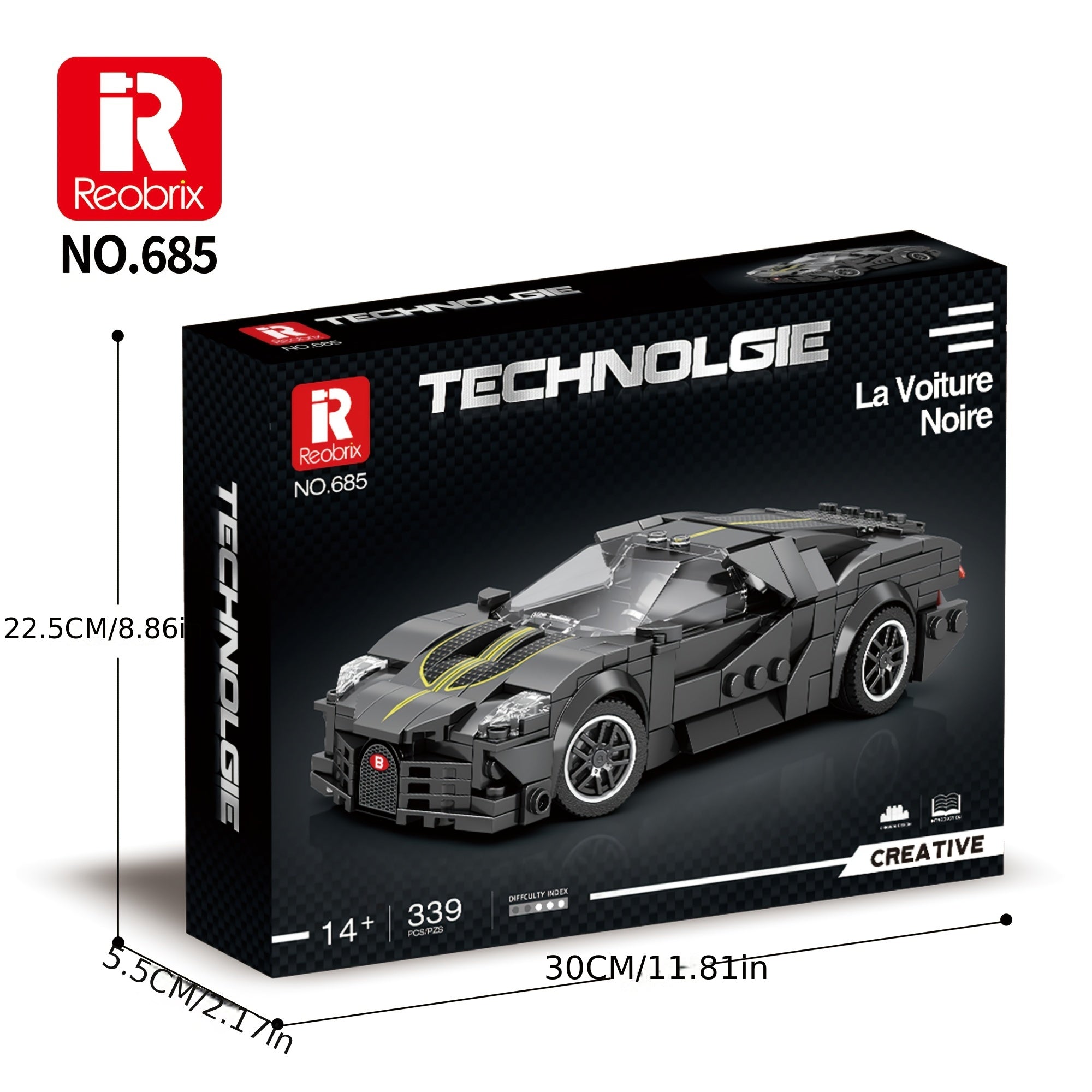 Reobrix Racing Inspired Building Block Toy for Kids