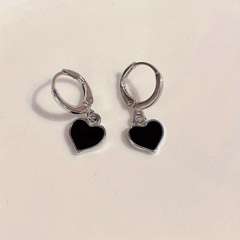 Heart Drop Earrings for Girls, Holiday Birthday Graduation Party Gift