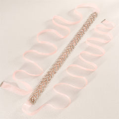 Bridal Rhinestone Waist Chain for Wedding Dress