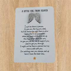 Men's Wooden Memorial Pocket Token Thoughtful Gift for Loss & Remembrance