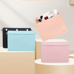 Makeup Brush Travel Case Silicone Bag Holder Storage Organizer