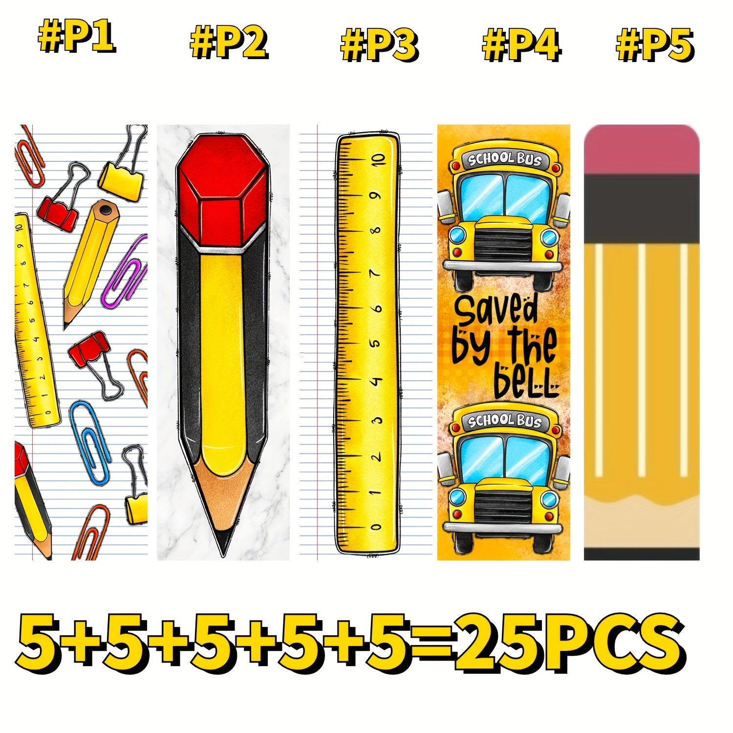 25pcs UV DTF Pen Wrapping Decals Vinyl Stickers for Crafts, Gift, Office
