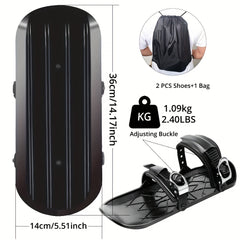 Adjustable Mini Skiing & Skating Snow Shoes Small Snowboard Sports Skiing Boots