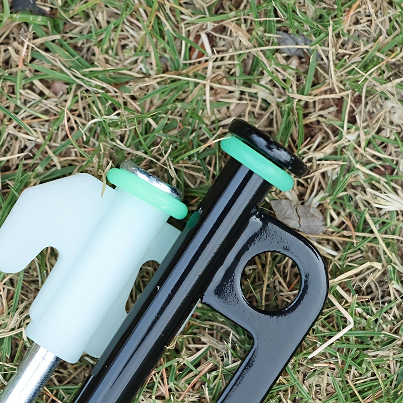 50pcs Camping Tent Stakes Fluorescent Rings Tents Nail Ring