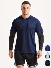 Men's Training Hoodie Quick Drying Gym Clothing