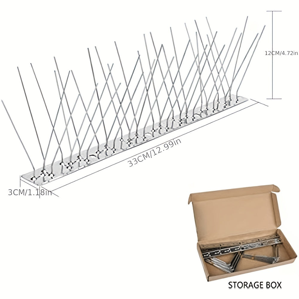10pcs Bird Control Spikes Stainless Steel Pigeon Spikes