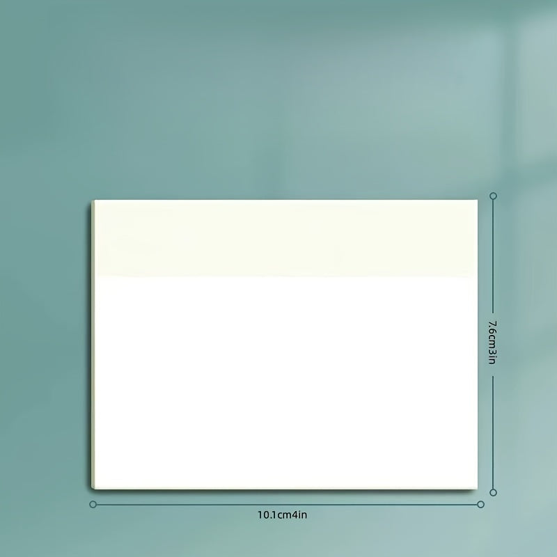 50pcs Transparent Sticky Note Stickers for Students, Stickable Bookmark Stickers