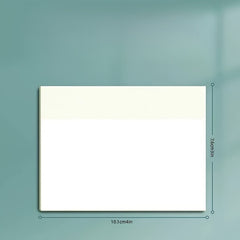 50pcs Transparent Sticky Note Stickers for Students, Stickable Bookmark Stickers