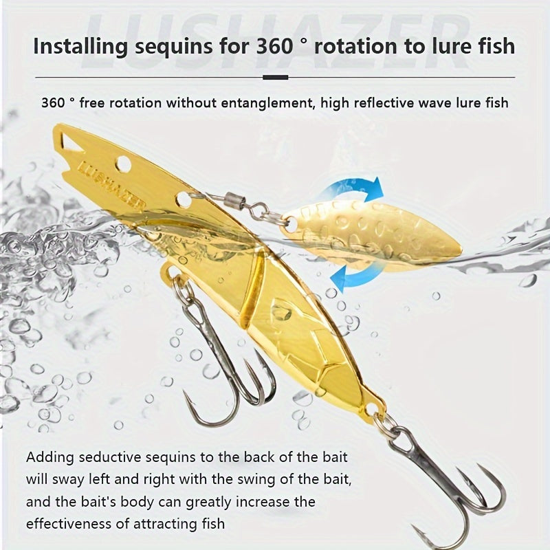 1pc 10-15g Long Casting VIB Hard Bait Outdoor Fishing Tackle