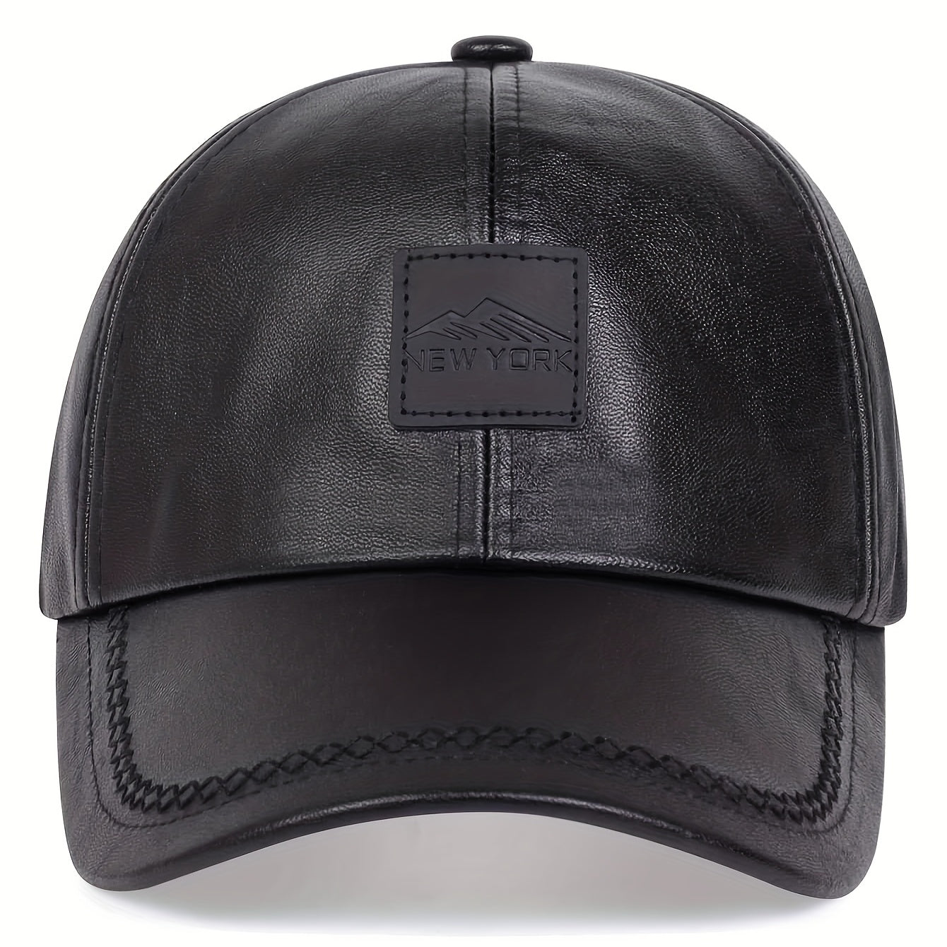 Men's PU Leather Baseball Cap