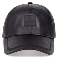 Men's PU Leather Baseball Cap