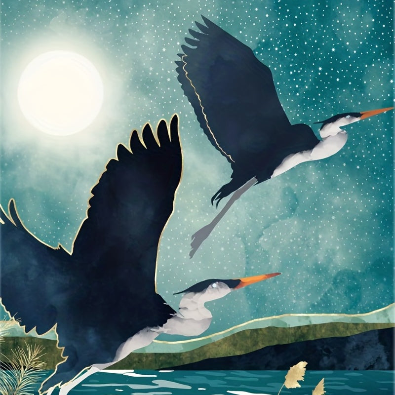 5D Diamond Painting Kit for Adults & Kids, Full Drill Gem Art Painting