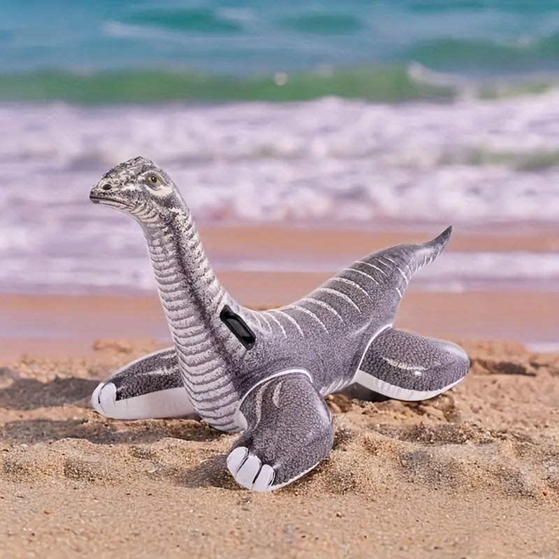 Durable PVC Realistic Dinosaur Inflatable Water Toy Grey