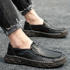 Men's Stitch Loafer Shoes Non Slip Casual Shoes