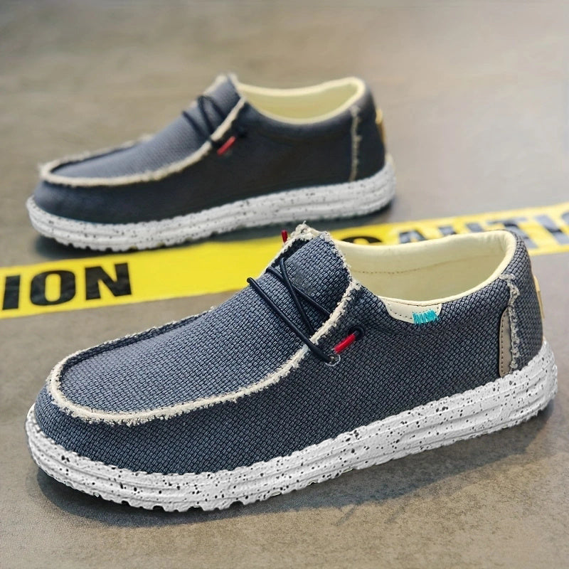 Men's Lace Up Non Slip Casual Shoes Low Top Sneakers