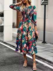 Tie Dye Smock Maxi Dress