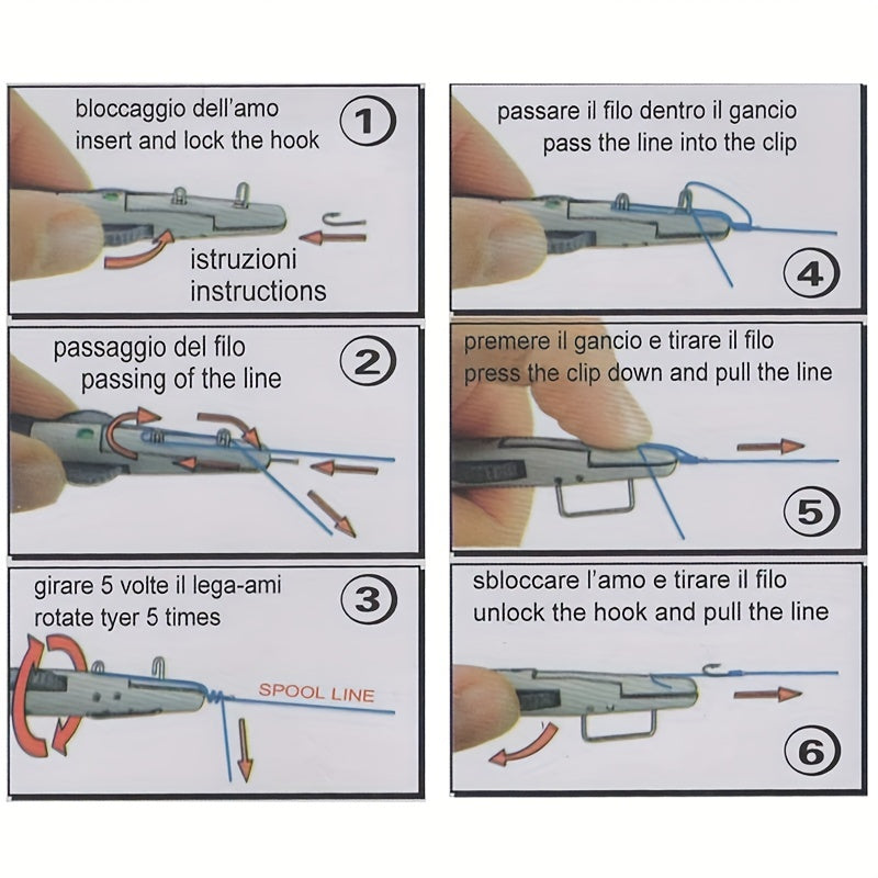 Fast Knotting Tool for Sea & Wild Fishing