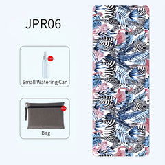 3pcs Portable 1.5mm Yoga Mat & Towel Set - Lightweight & Absorbent