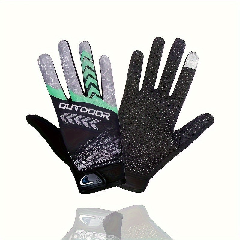 Full Finger Mountaineering Gloves Non-slip Breathable Touch Screen Gloves