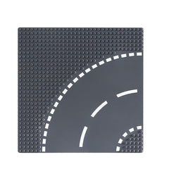 10x10 Road Base Plate Toy Accessory Straight Curved T Junction Roads