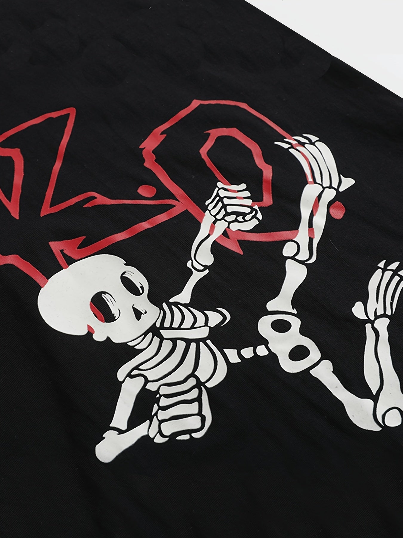 Boys Luminous Kung Fu Skull Pajamas Set