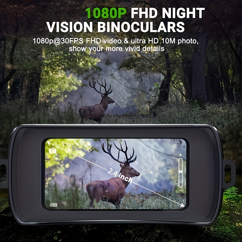 Night Vision Binoculars 1080P 5X Zoom Long Distance Infrared Obs